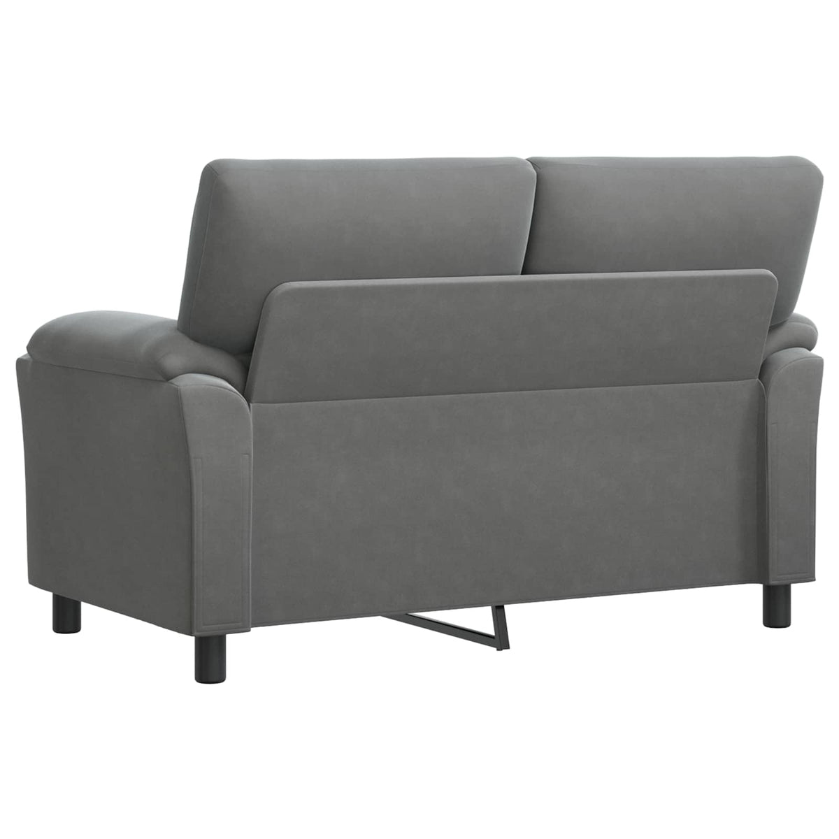 vidaXL Sofa ciemnoszary 154 x 85 x 93 cm Welur