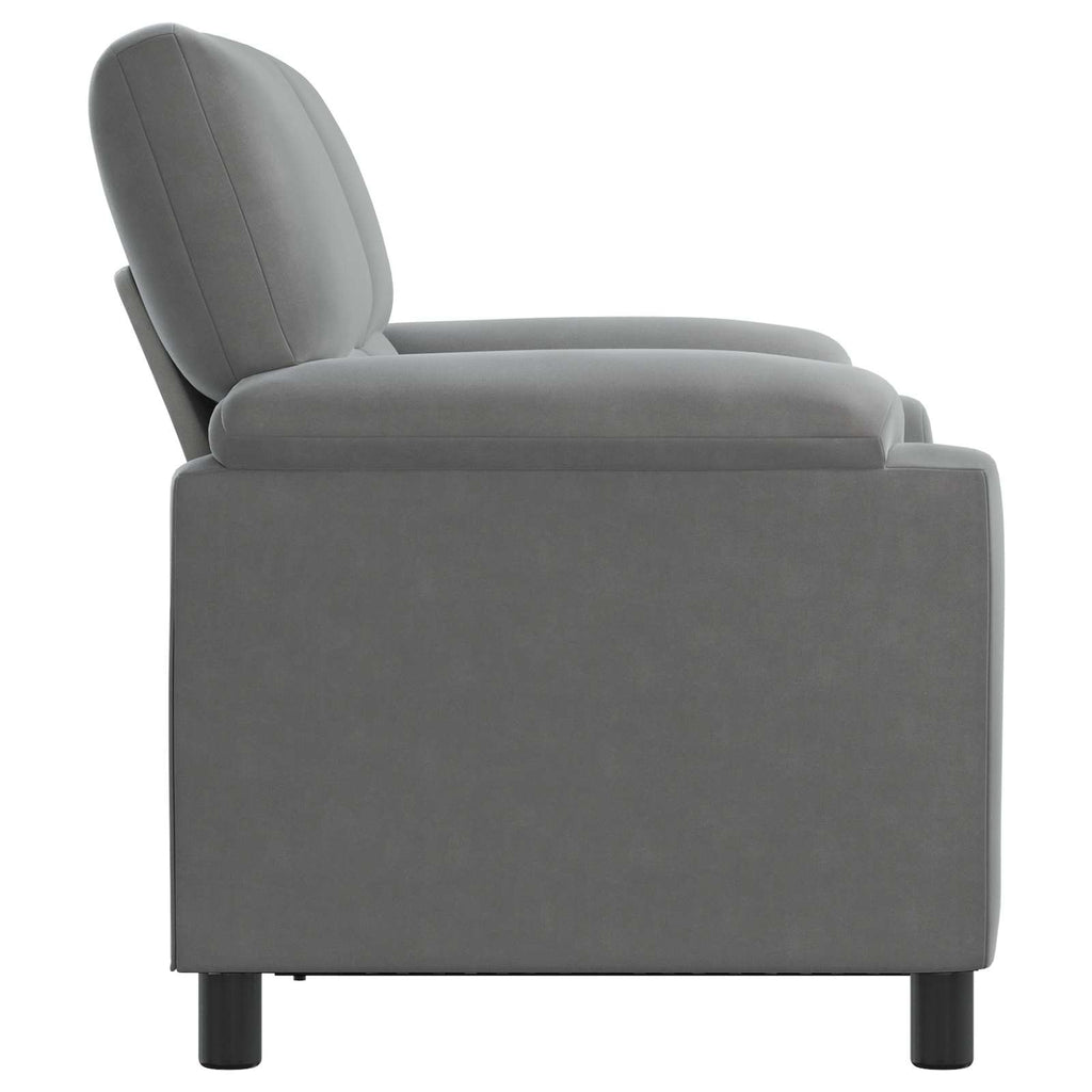 vidaXL Sofa ciemnoszary 154 x 85 x 93 cm Welur