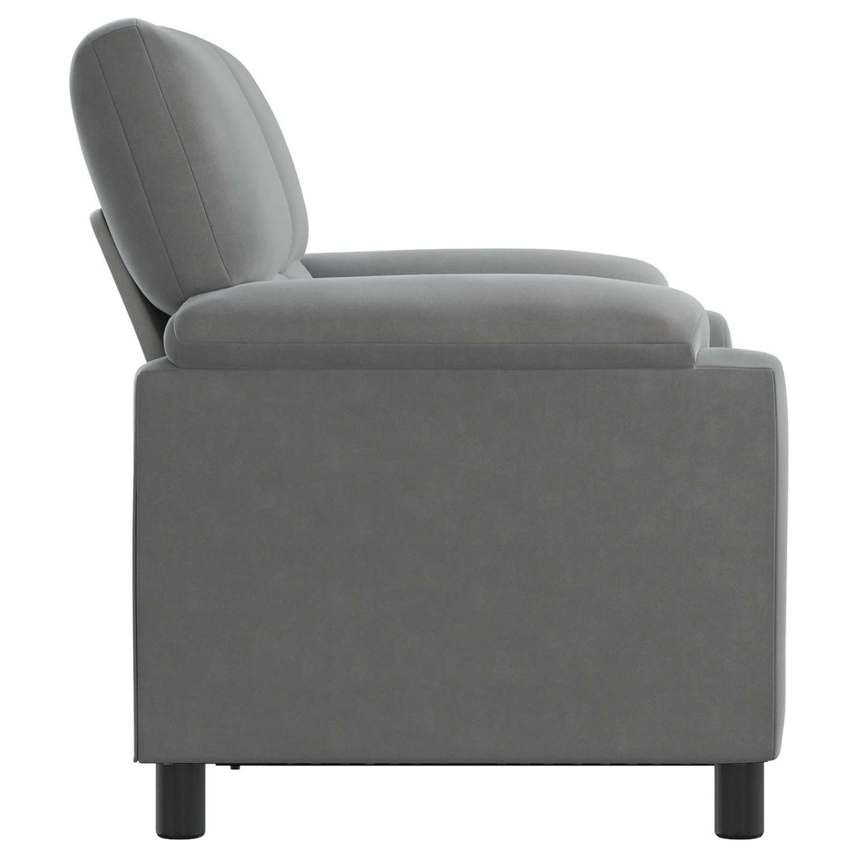 vidaXL Sofa ciemnoszary 154 x 85 x 93 cm Welur
