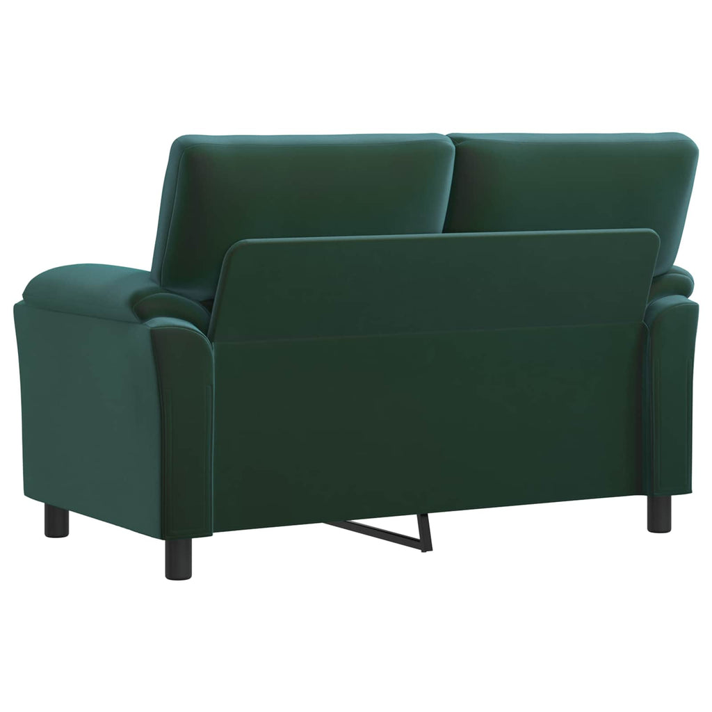 vidaXL Sofa Ciemnozielony 154 x 85 x 93 cm Welur