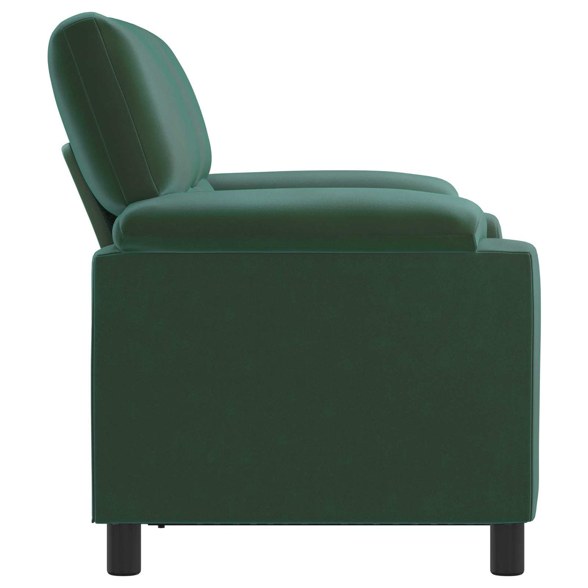 vidaXL Sofa Ciemnozielony 154 x 85 x 93 cm Welur