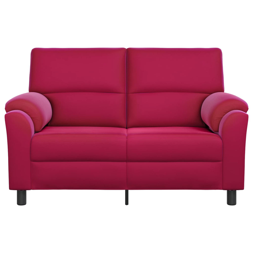 vidaXL Sofa Czerwone wino 154 x 85 x 93 cm Welur
