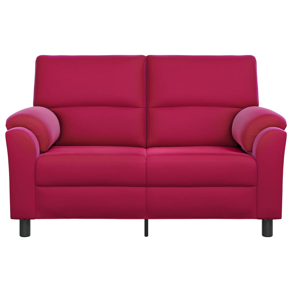 vidaXL Sofa Czerwone wino 154 x 85 x 93 cm Welur