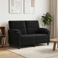 vidaXL Sofa Czarny 154 x 85 x 93 cm Welur