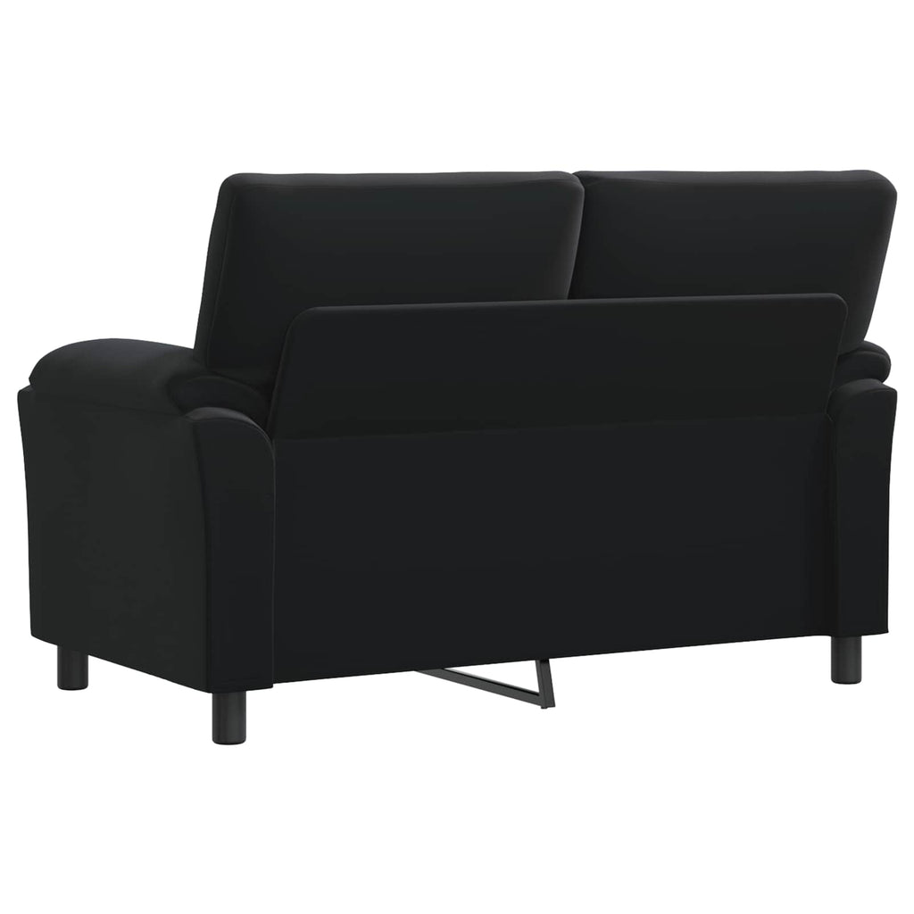 vidaXL Sofa Czarny 154 x 85 x 93 cm Welur