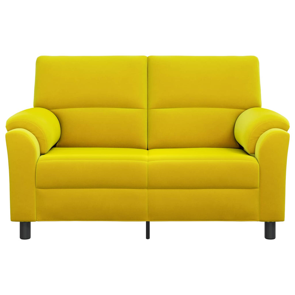 vidaXL Sofa żółty 154 x 85 x 93 cm Welur