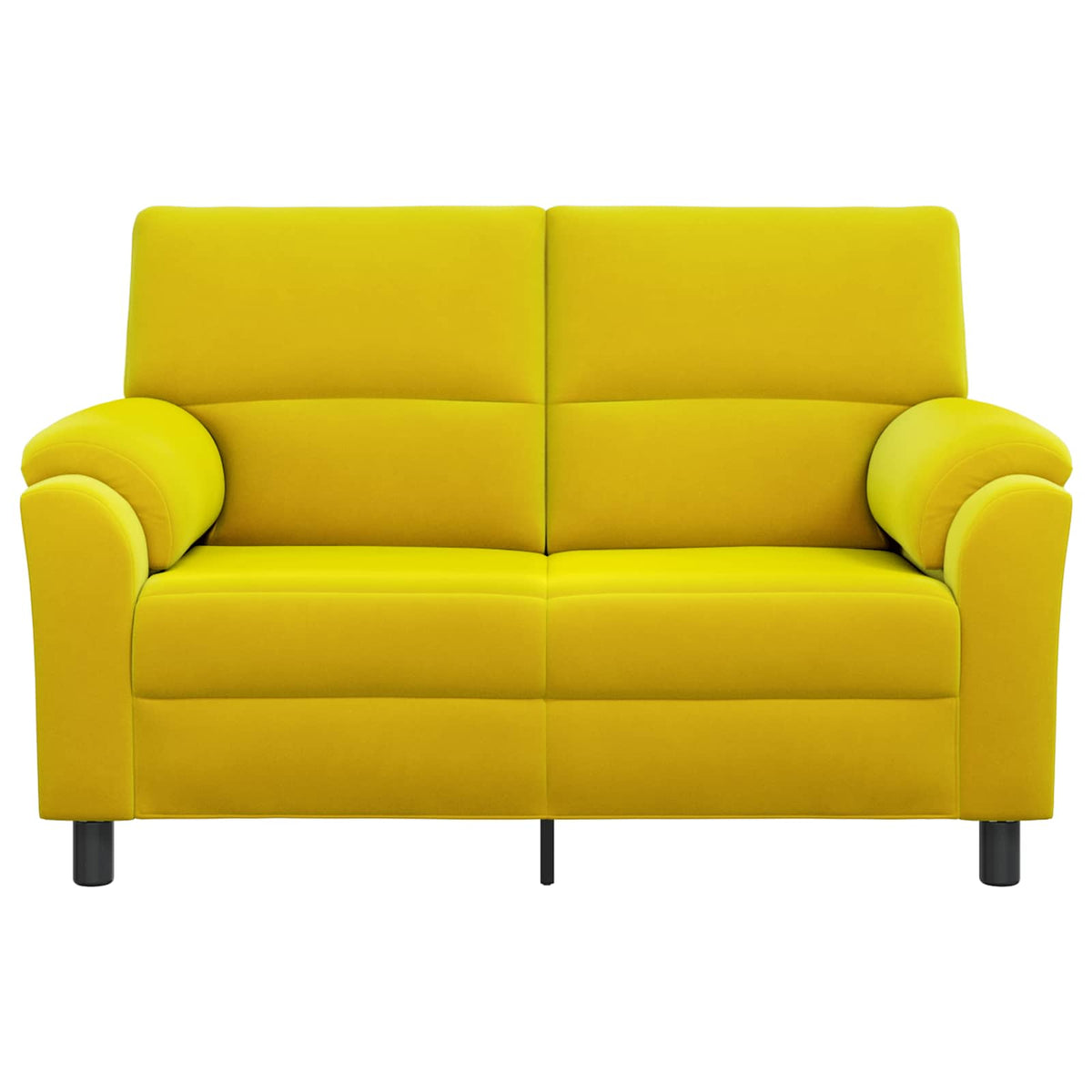 vidaXL Sofa żółty 154 x 85 x 93 cm Welur