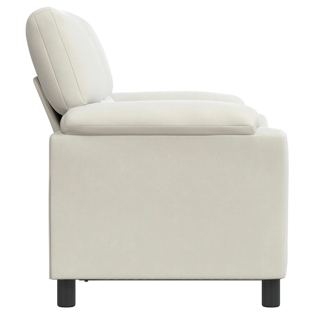 vidaXL Sofa kremowy 154 x 85 x 93 cm Welur