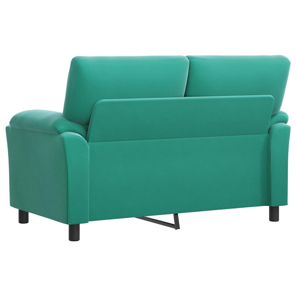 vidaXL Sofa Turkusowy 154 x 85 x 93 cm Welur