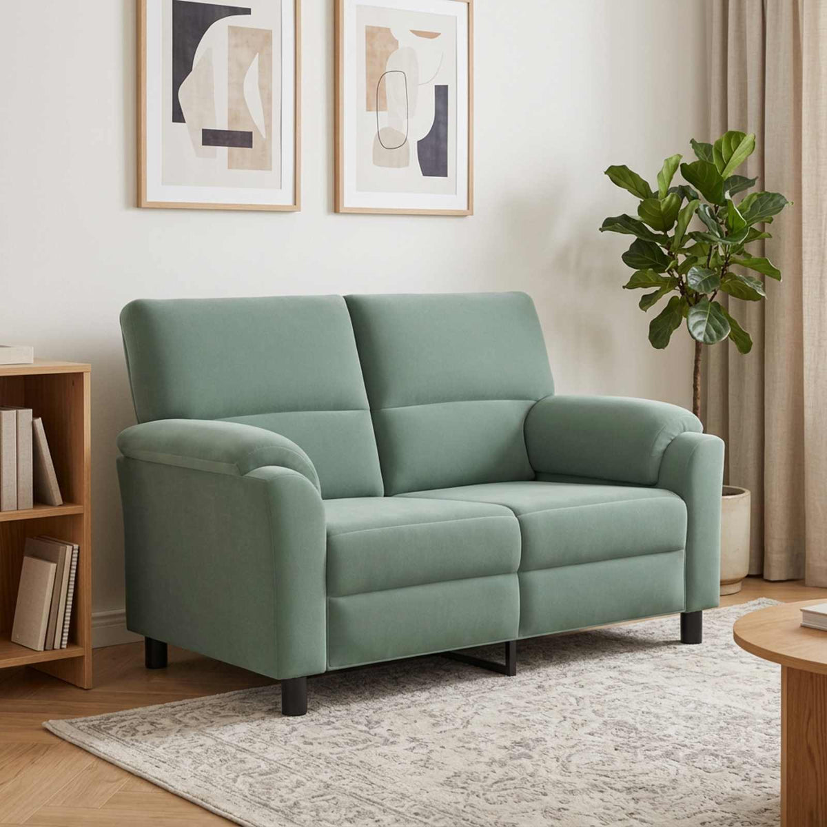 vidaXL Sofa Zielony morski 154 x 85 x 93 cm Welur