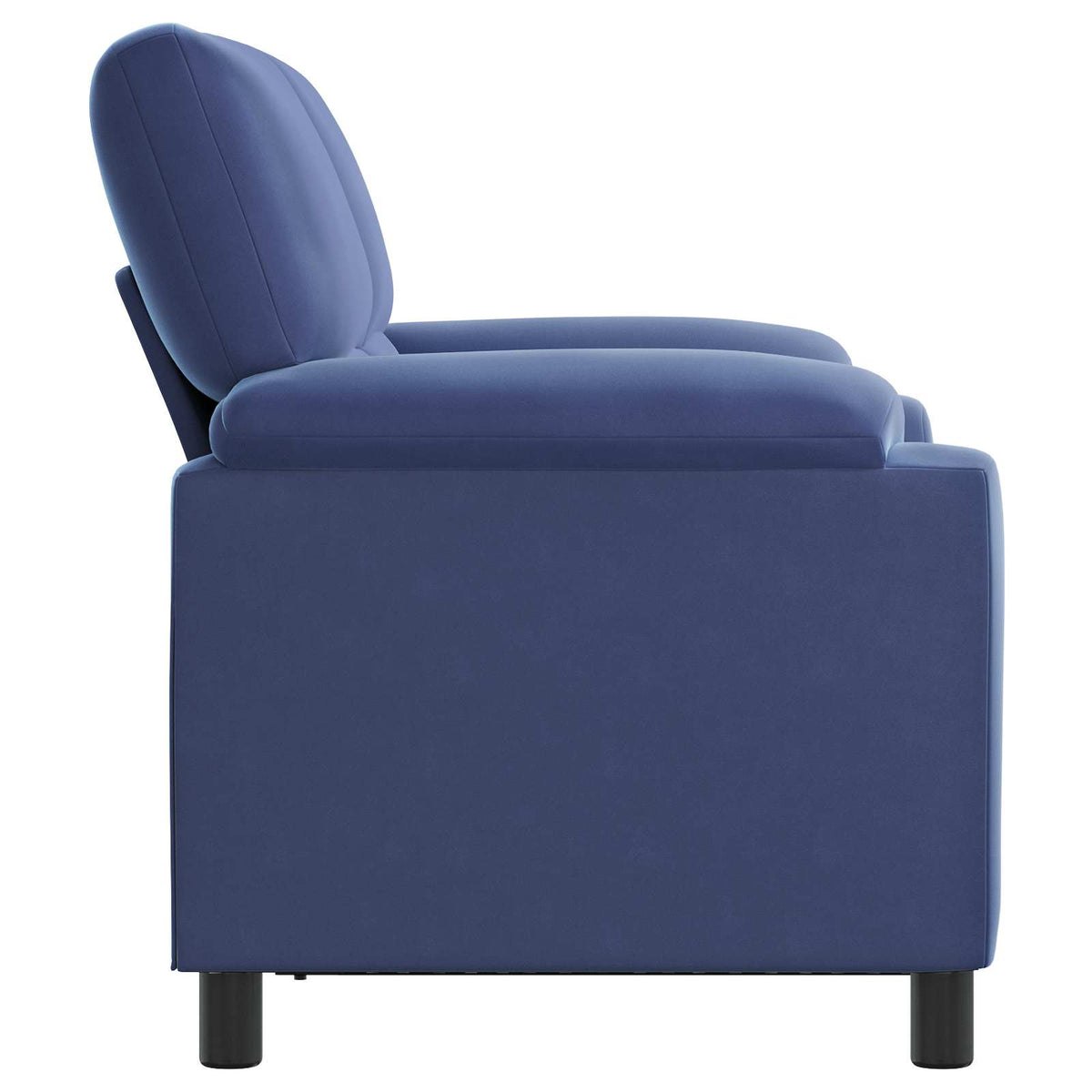 vidaXL Sofa Niebieski policyjny 154 x 85 x 93 cm Welur