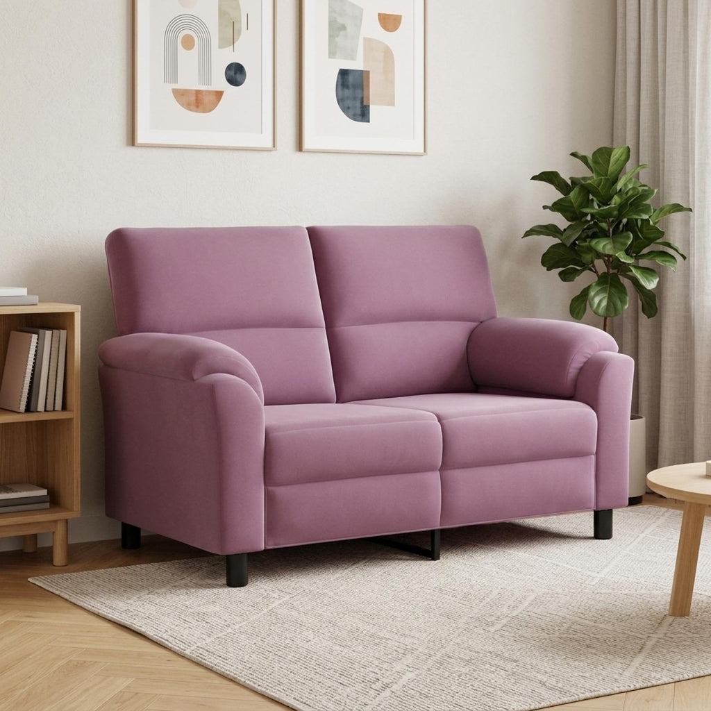 vidaXL Sofa Fioletowy 154 x 85 x 93 cm Welur