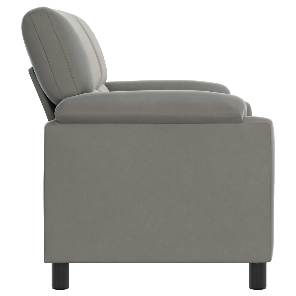 vidaXL Sofa jasnoszary 174 x 85 x 93 cm Welur