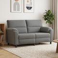 vidaXL Sofa ciemnoszary 174 x 85 x 93 cm Welur