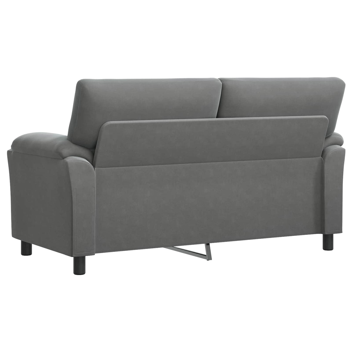 vidaXL Sofa ciemnoszary 174 x 85 x 93 cm Welur