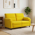 vidaXL Sofa żółty 174 x 85 x 93 cm Welur