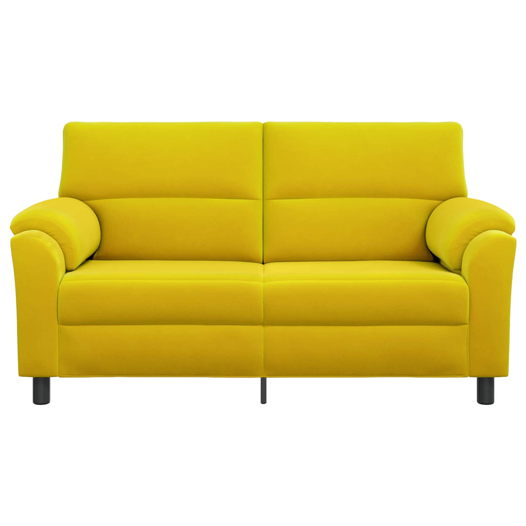 vidaXL Sofa żółty 174 x 85 x 93 cm Welur