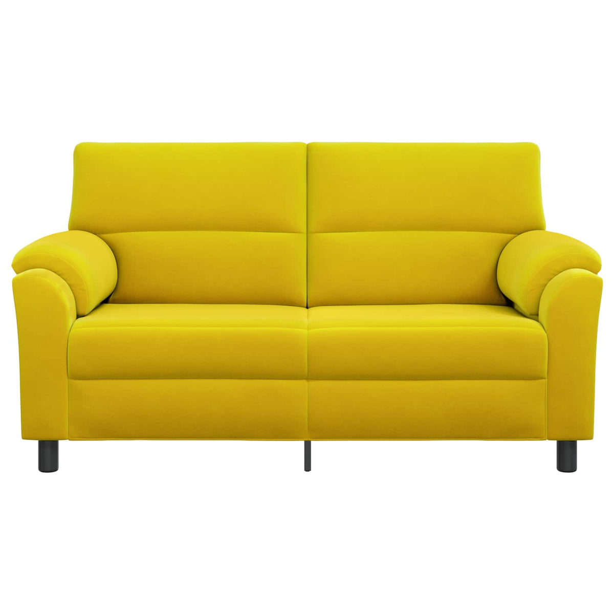 vidaXL Sofa żółty 174 x 85 x 93 cm Welur