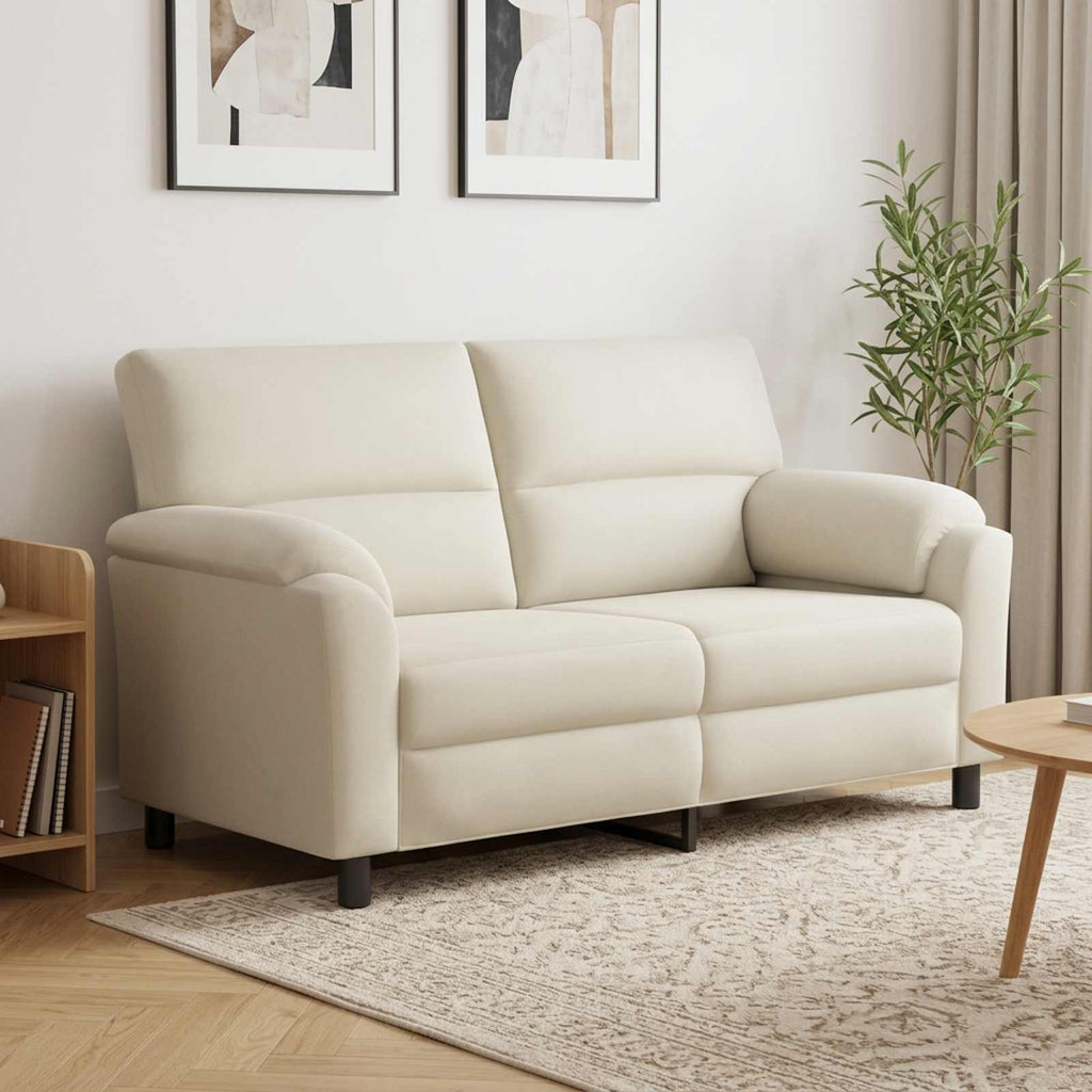 vidaXL Sofa kremowy 174 x 85 x 93 cm Welur