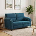 vidaXL Sofa niebieski 174 x 85 x 93 cm Welur