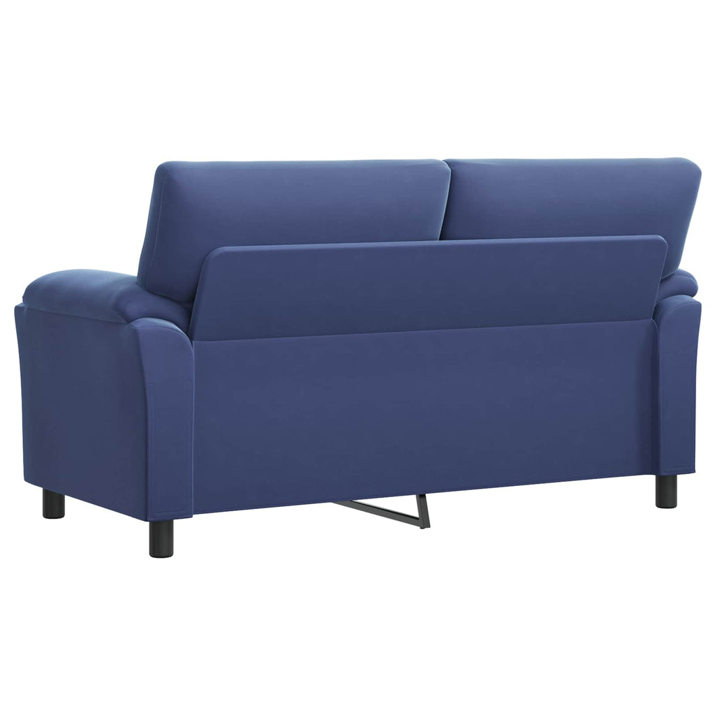 vidaXL Sofa Niebieski policyjny 174 x 85 x 93 cm Welur