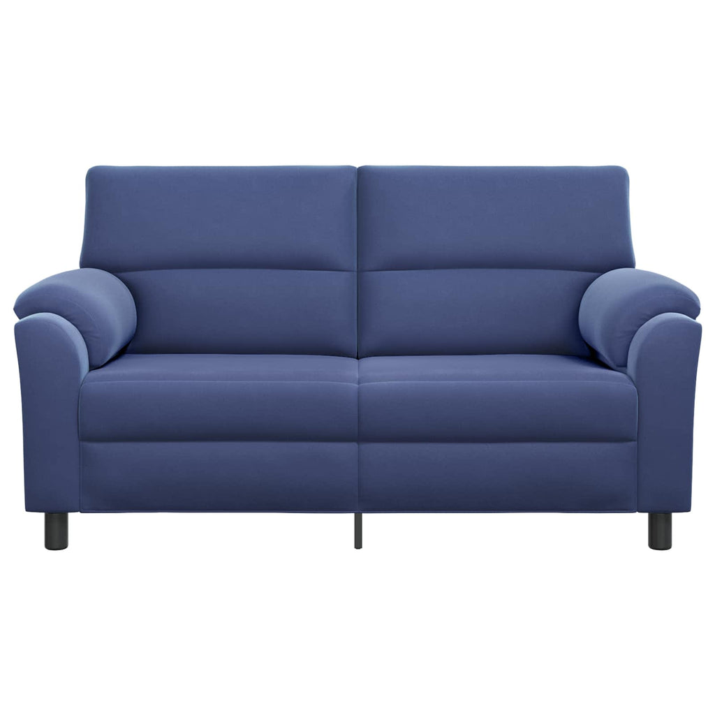 vidaXL Sofa Niebieski policyjny 174 x 85 x 93 cm Welur