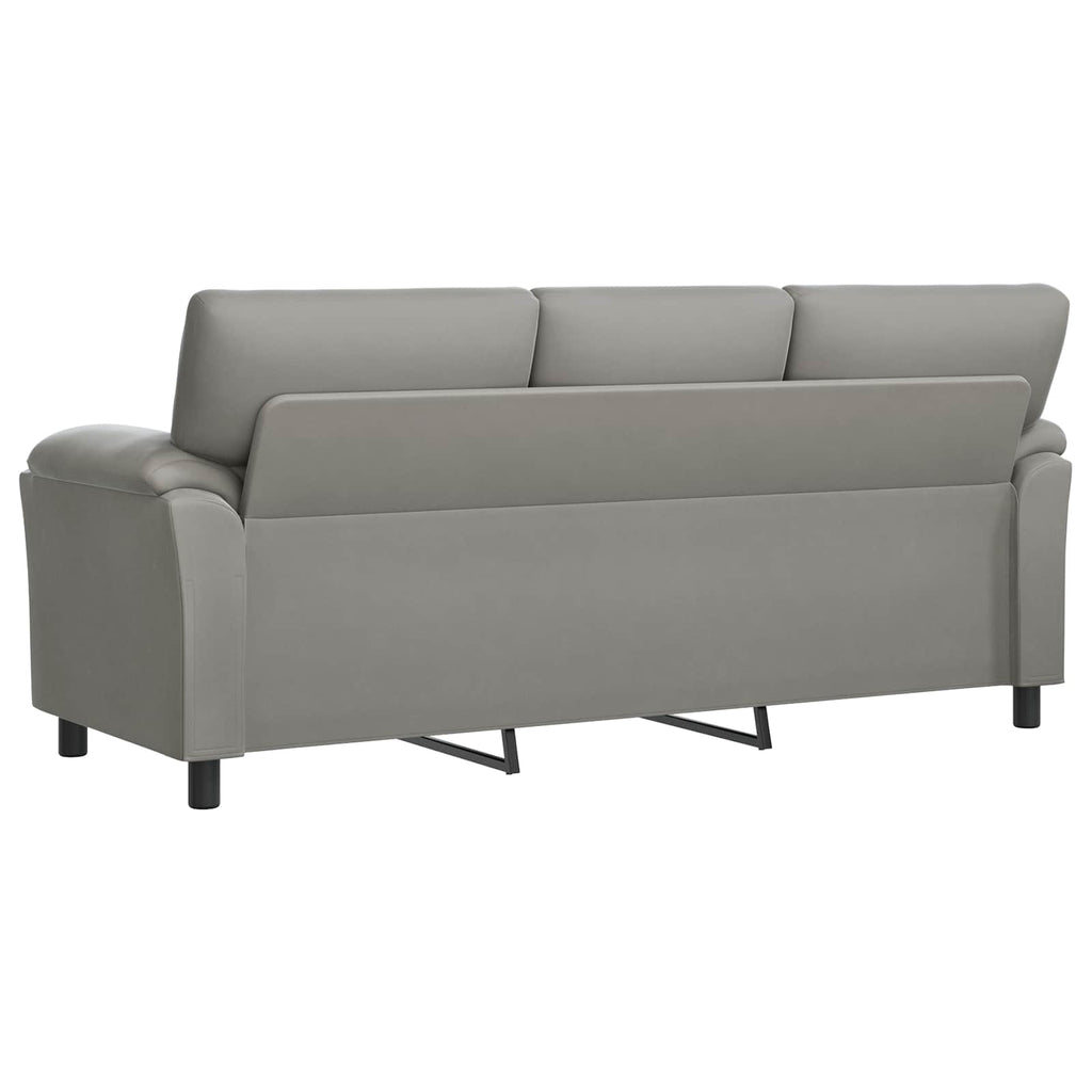 vidaXL Sofa jasnoszary 214 x 85 x 93 cm Welur