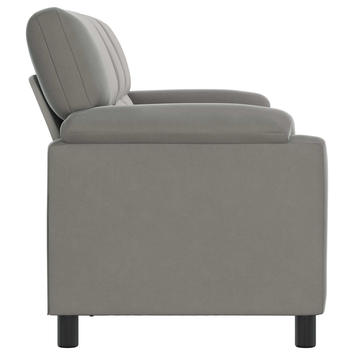 vidaXL Sofa jasnoszary 214 x 85 x 93 cm Welur
