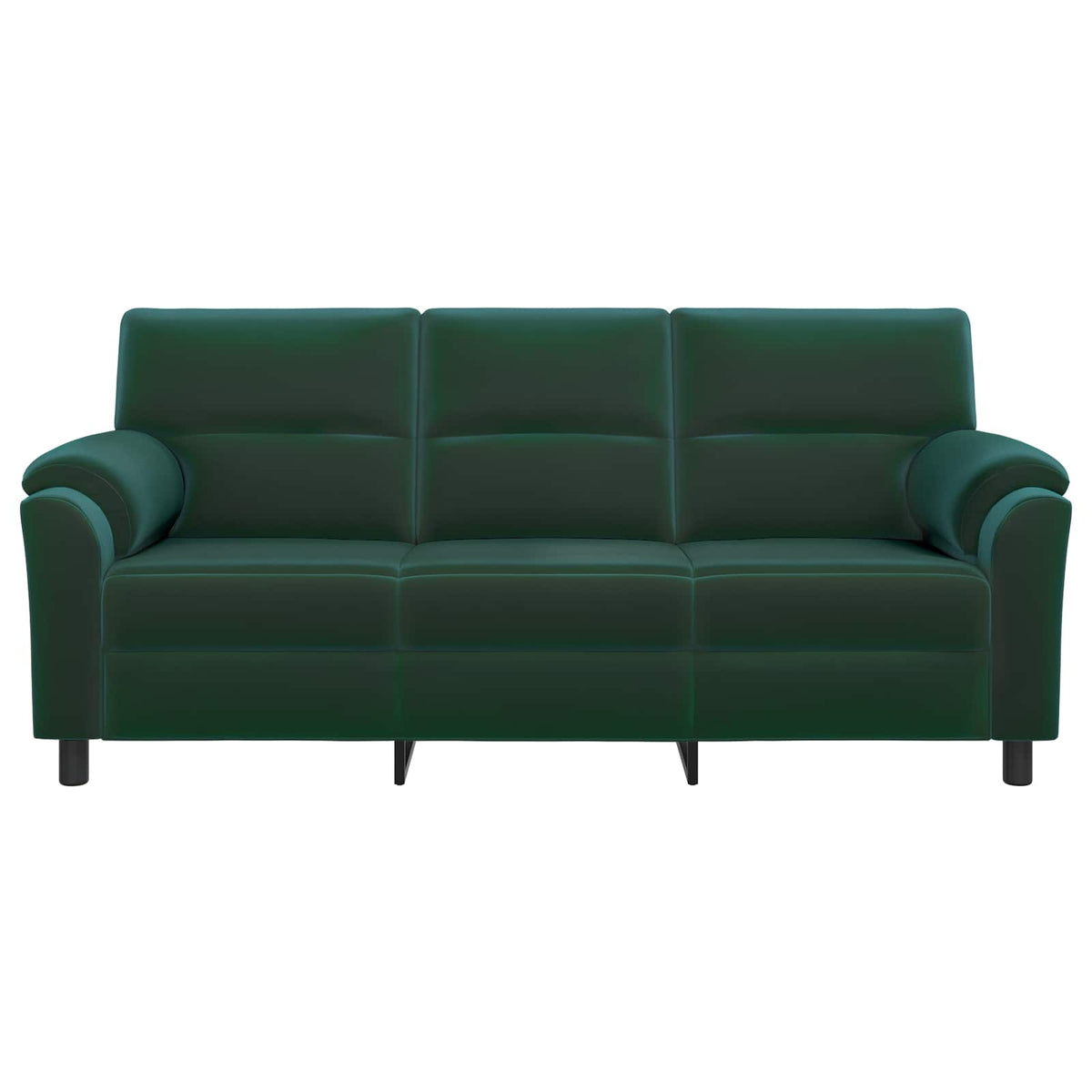 vidaXL Sofa Ciemnozielony 214 x 85 x 93 cm Welur