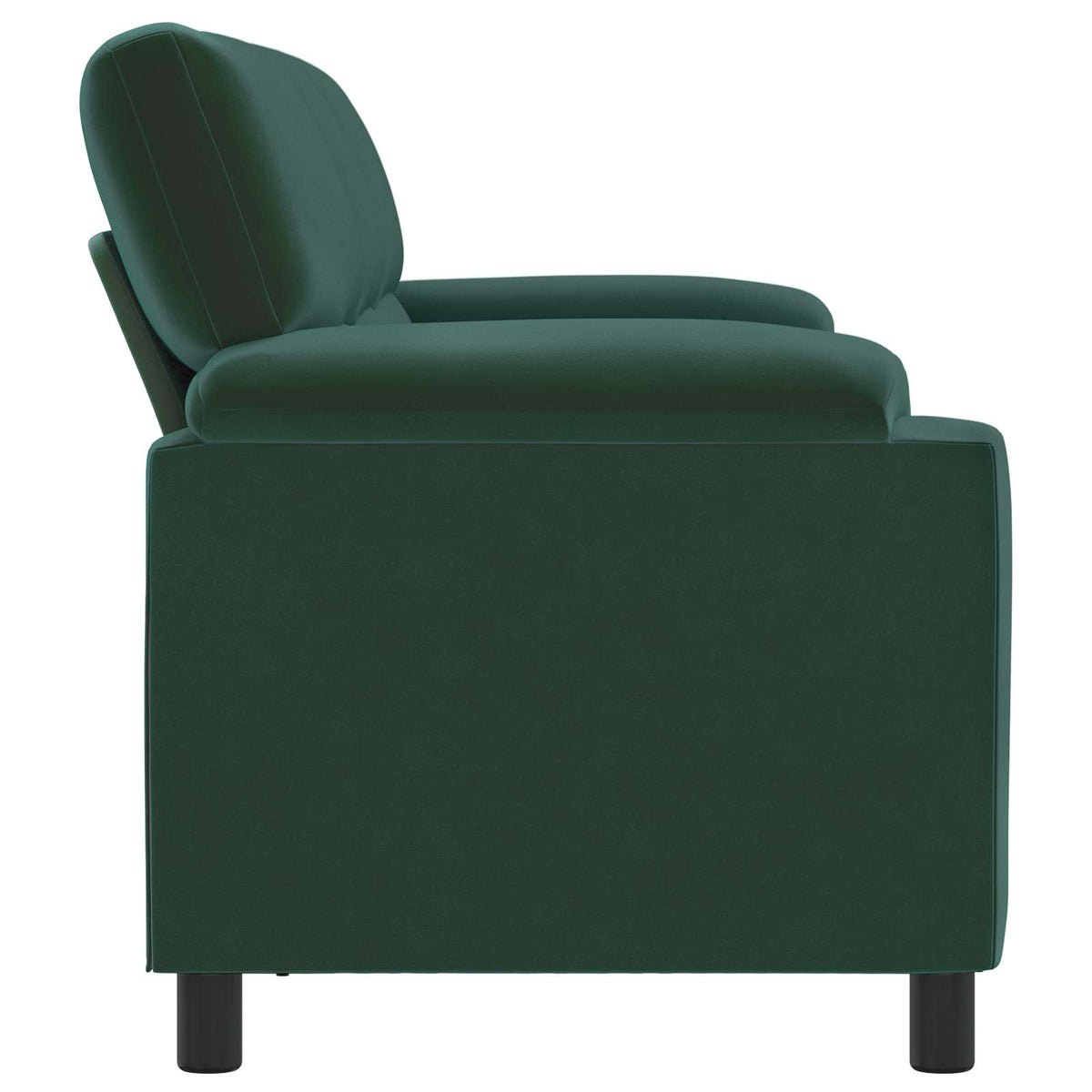 vidaXL Sofa Ciemnozielony 214 x 85 x 93 cm Welur