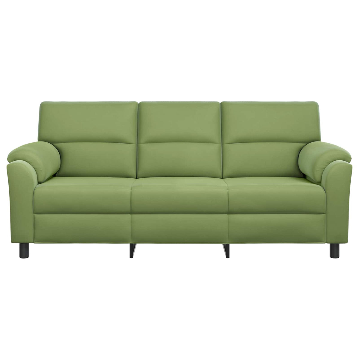 vidaXL Sofa Jasnozielony 214 x 85 x 93 cm Welur