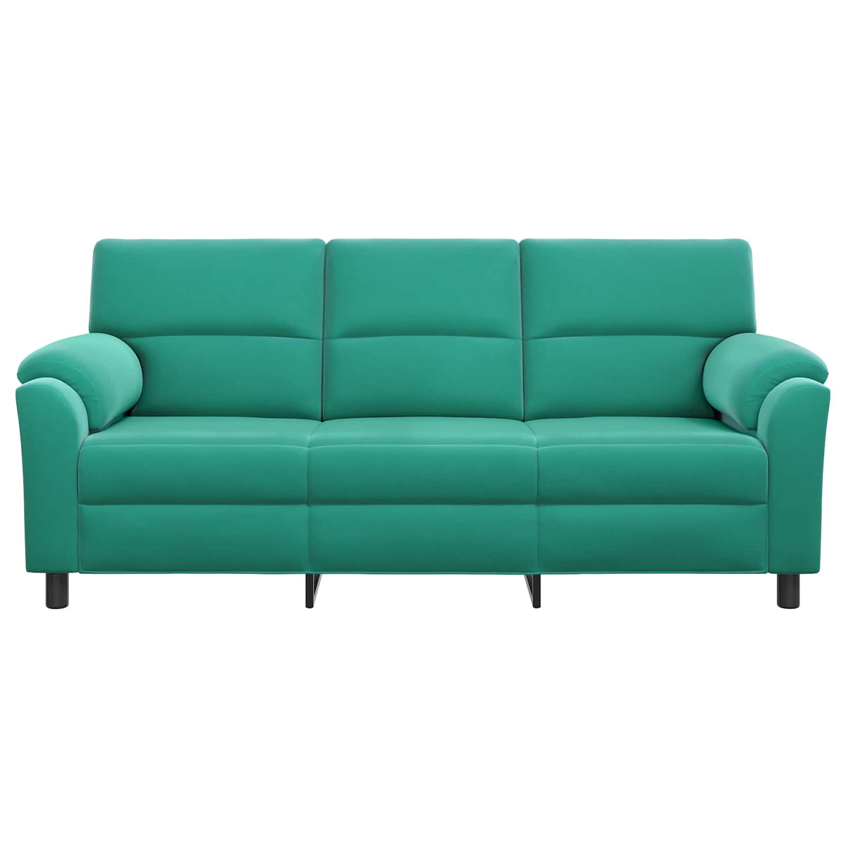 vidaXL Sofa Turkusowy 214 x 85 x 93 cm Welur