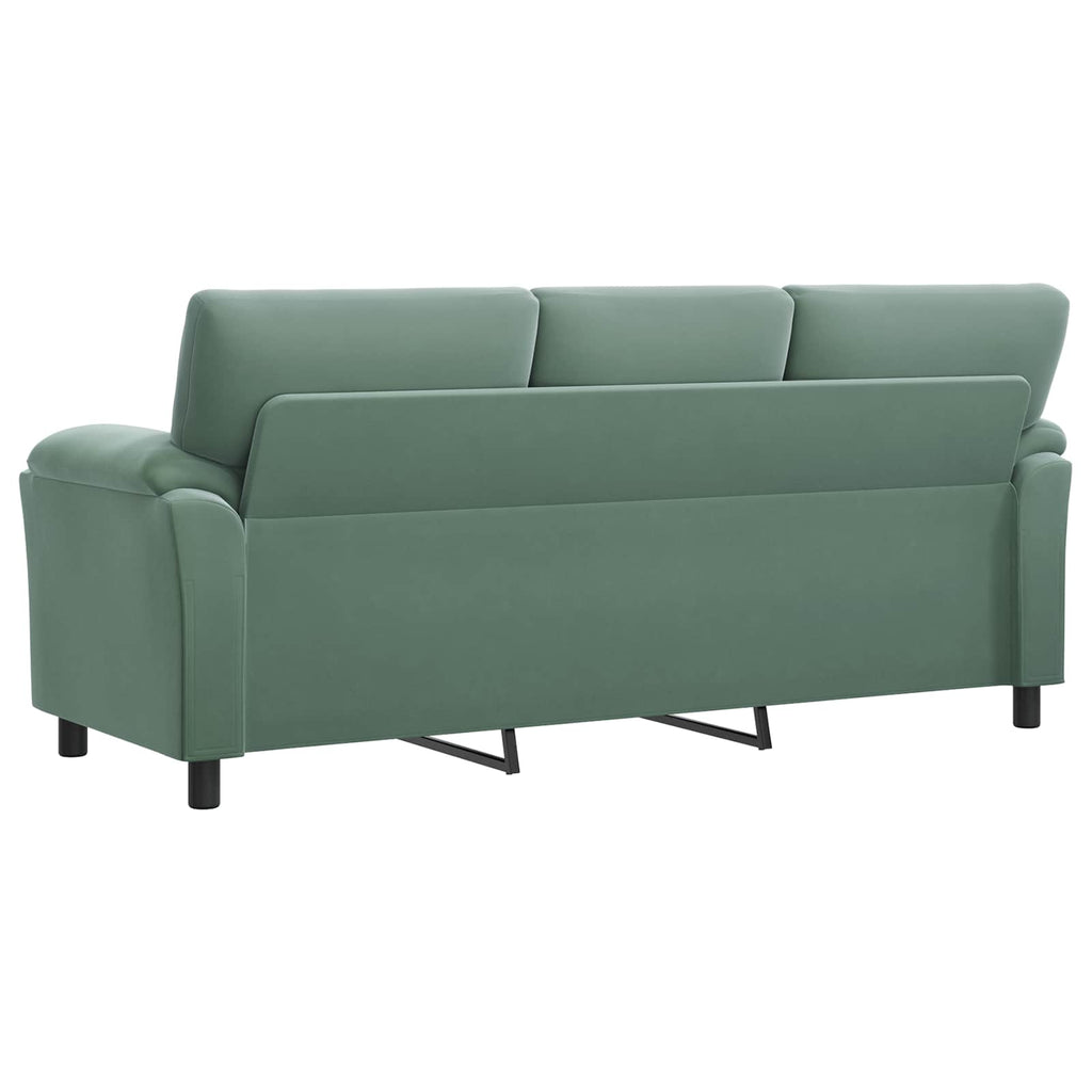 vidaXL Sofa Zielony morski 214 x 85 x 93 cm Welur