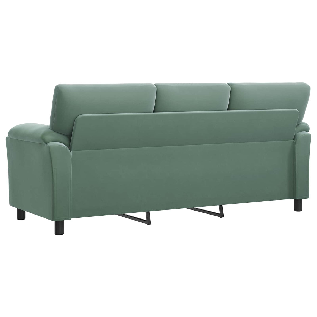 vidaXL Sofa Zielony morski 214 x 85 x 93 cm Welur