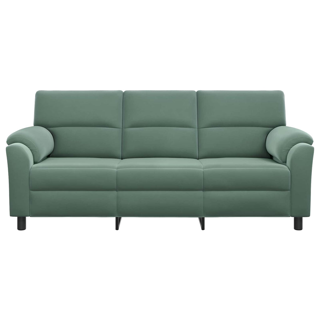 vidaXL Sofa Zielony morski 214 x 85 x 93 cm Welur