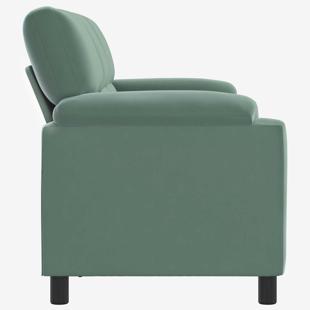 vidaXL Sofa Zielony morski 214 x 85 x 93 cm Welur