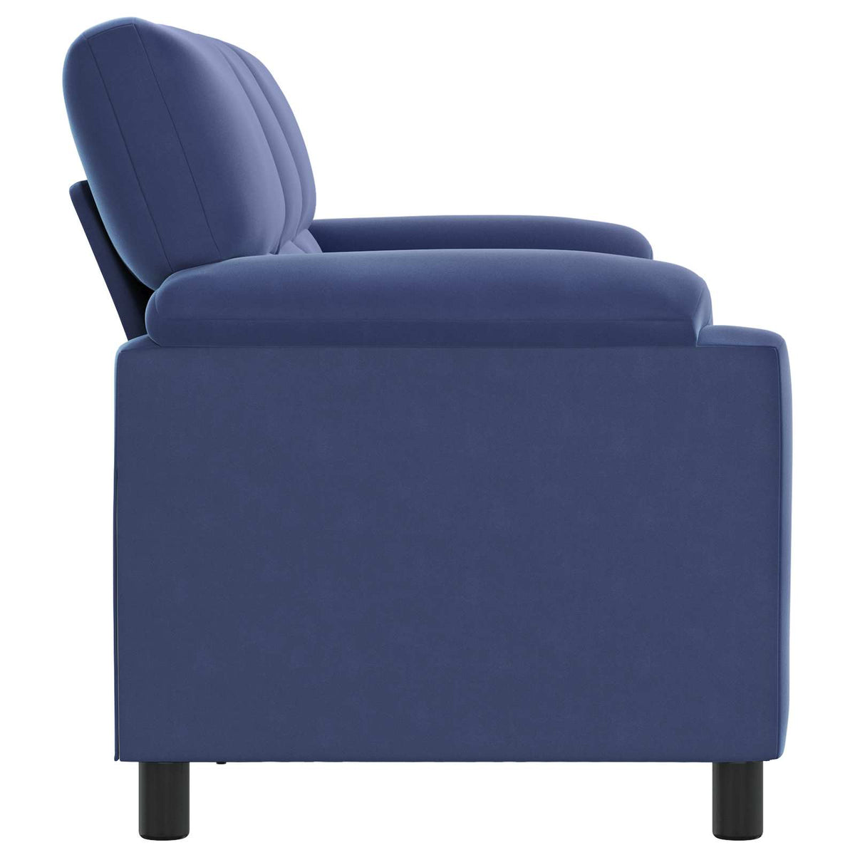 vidaXL Sofa Niebieski policyjny 214 x 85 x 93 cm Welur