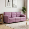 vidaXL Sofa Fioletowy 214 x 85 x 93 cm Welur