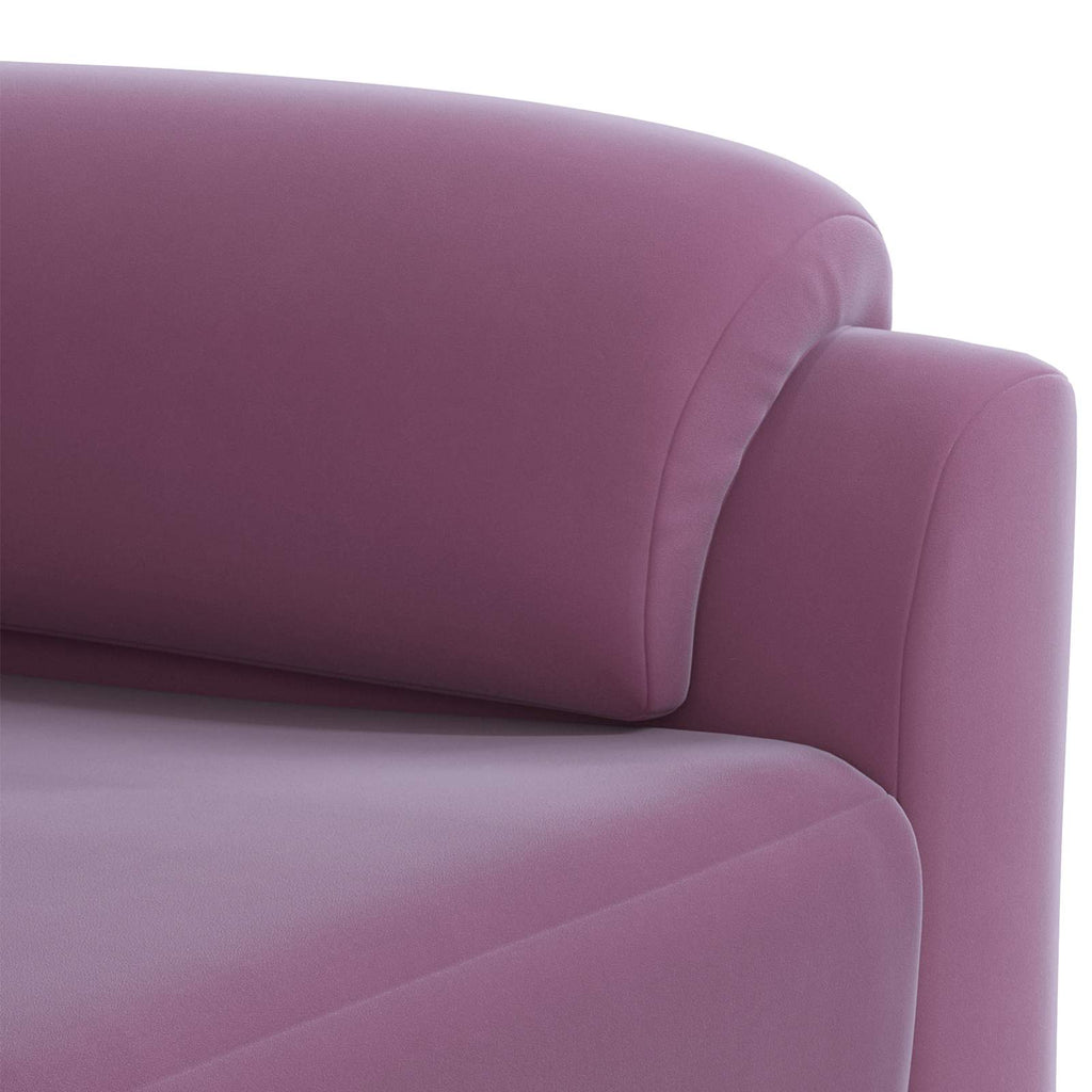 vidaXL Sofa Fioletowy 214 x 85 x 93 cm Welur