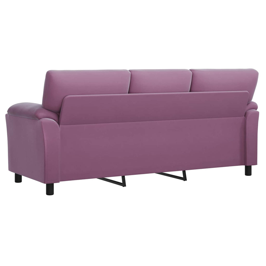 vidaXL Sofa Fioletowy 214 x 85 x 93 cm Welur