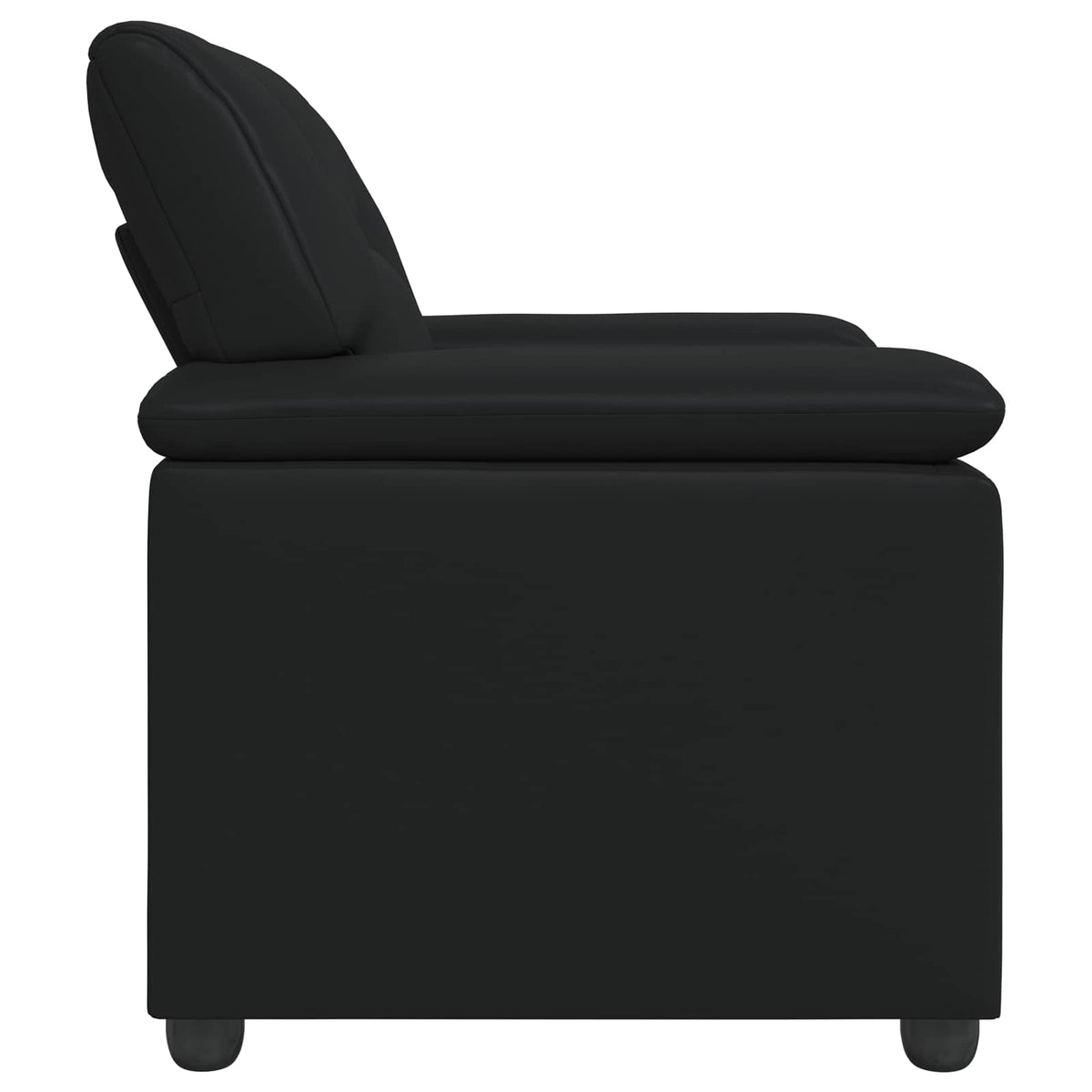 vidaXL Sofa Czarny 91 x 85 x 93 cm Ekoskóra