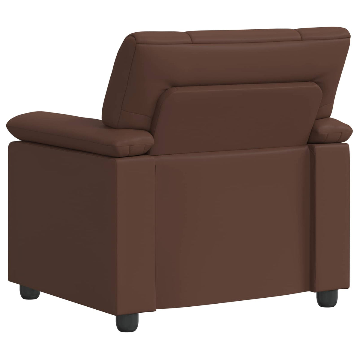 vidaXL Sofa brązowy 91 x 85 x 93 cm Ekoskóra