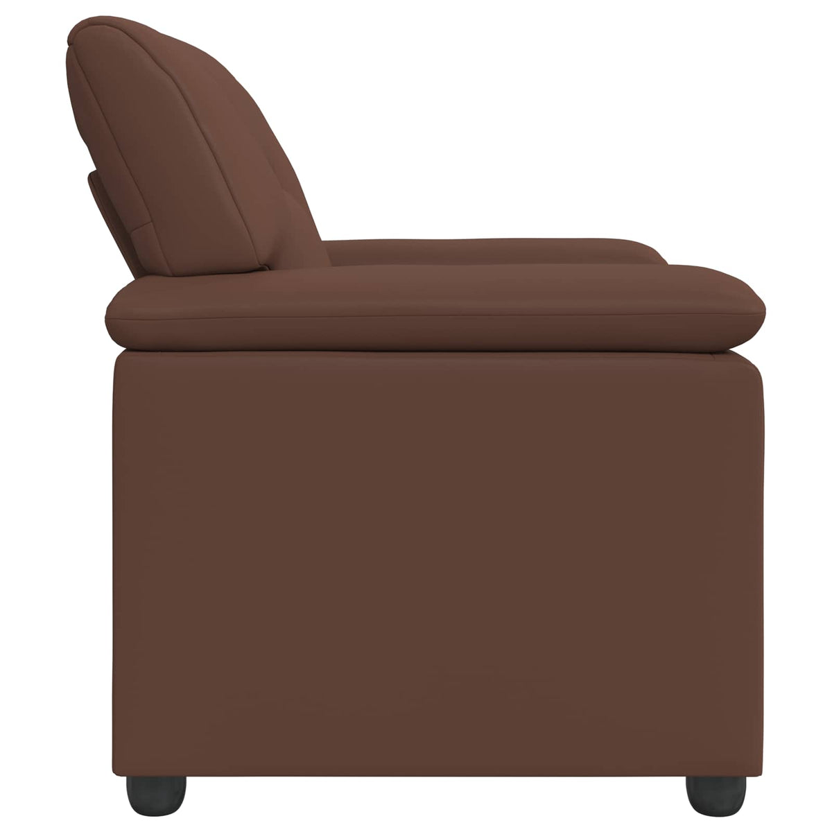 vidaXL Sofa brązowy 91 x 85 x 93 cm Ekoskóra