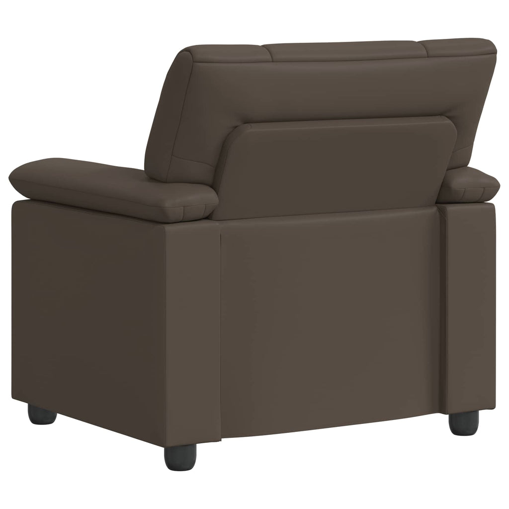 vidaXL Sofa Szary 91 x 85 x 93 cm Ekoskóra