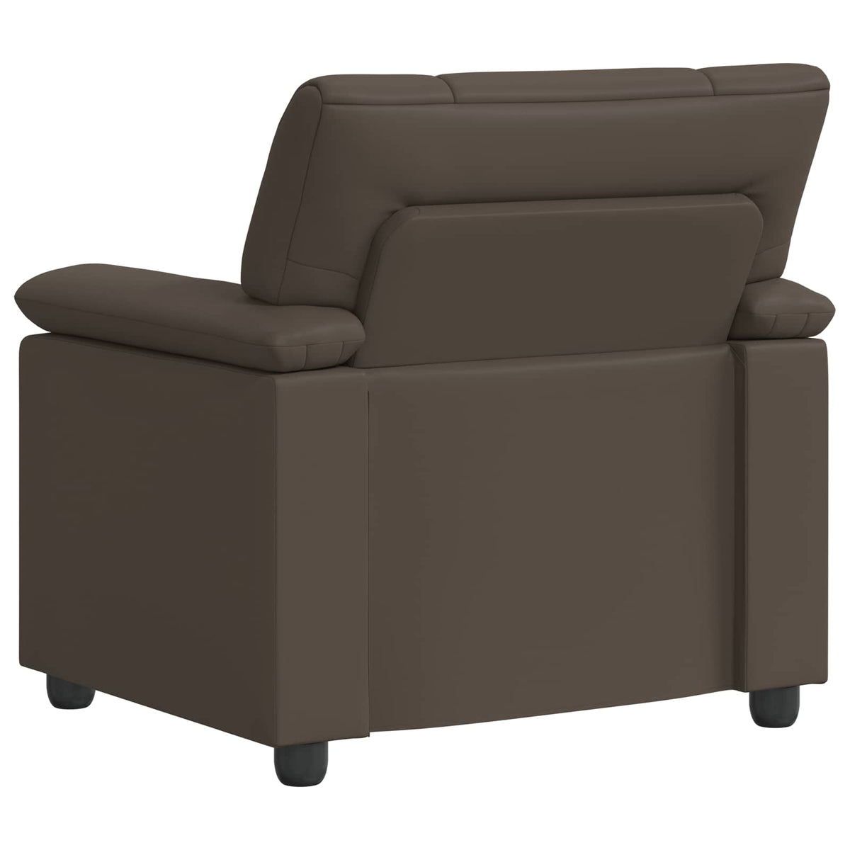 vidaXL Sofa Szary 91 x 85 x 93 cm Ekoskóra