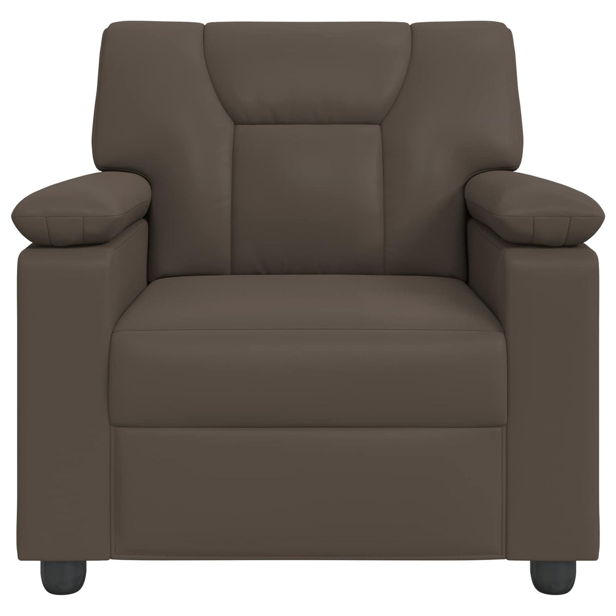 vidaXL Sofa Szary 91 x 85 x 93 cm Ekoskóra