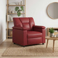vidaXL Sofa Czerwone wino 91 x 85 x 93 cm Ekoskóra
