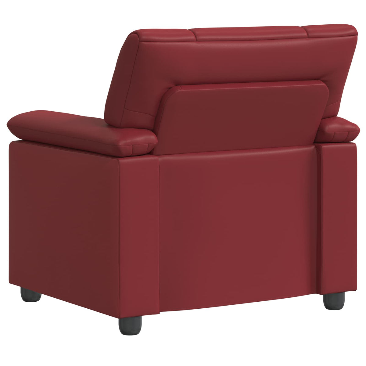 vidaXL Sofa Czerwone wino 91 x 85 x 93 cm Ekoskóra