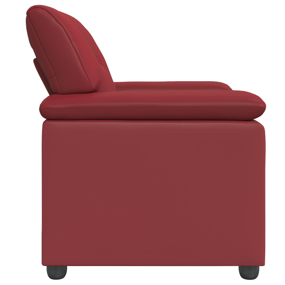 vidaXL Sofa Czerwone wino 91 x 85 x 93 cm Ekoskóra