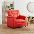 vidaXL Sofa czerwony 91 x 85 x 93 cm Ekoskóra